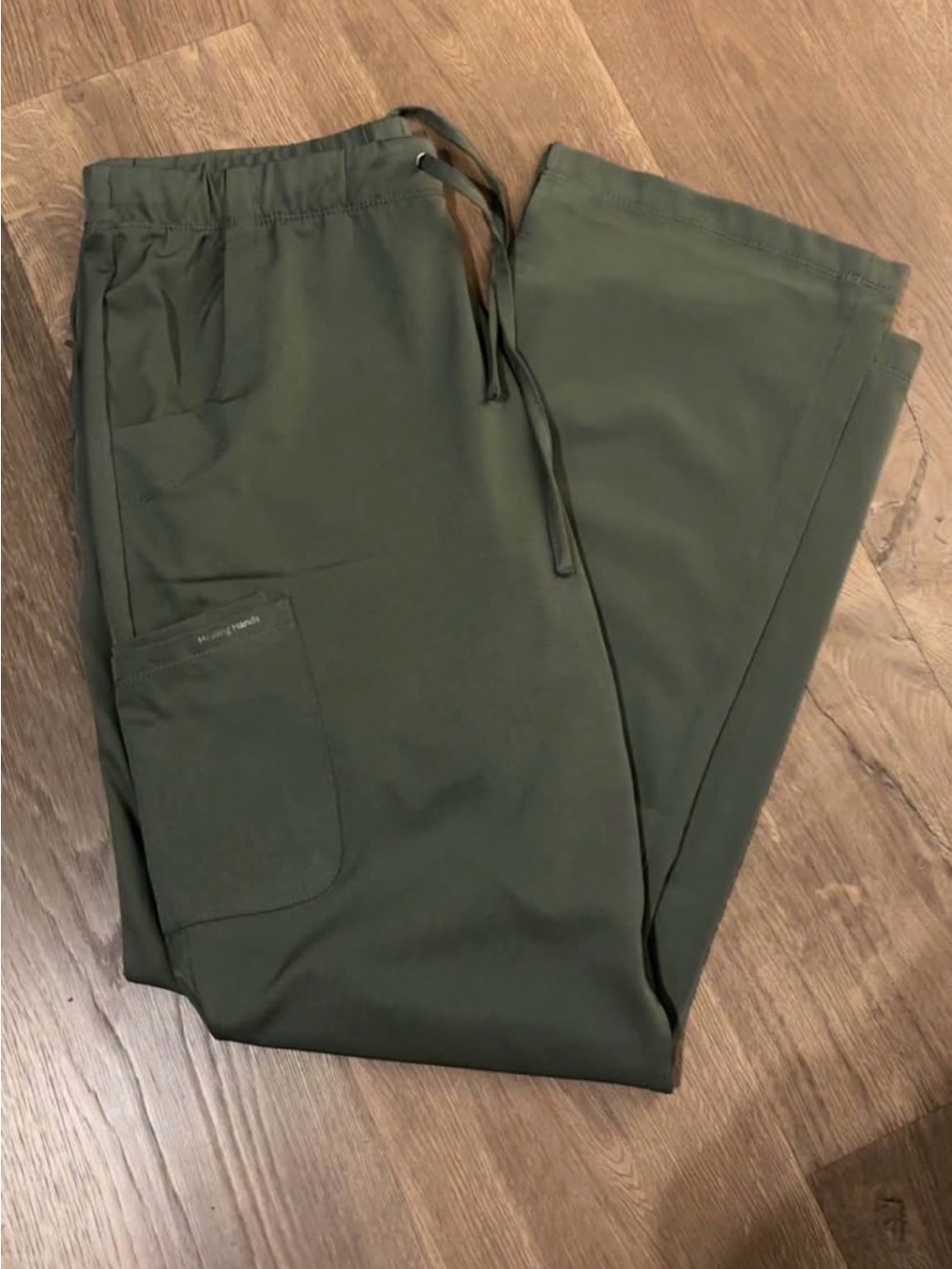 Healing Hands Olive Green Scrub Pants